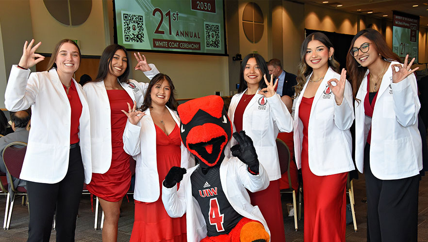Students with Red