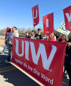 MLK March participants marching