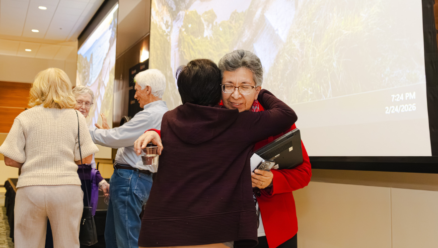 Sr. Teresa Maya, CCVI, with other CCVI Sister