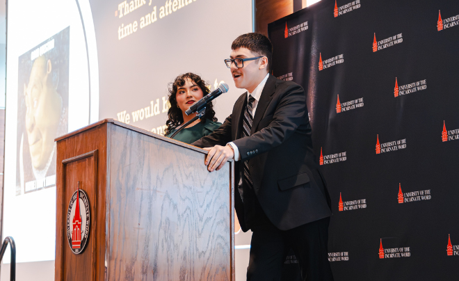 Paulina and Mario Escobar Jr.