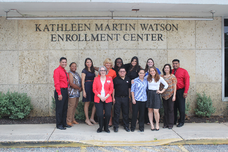 admissions staff says goodbye to the watson center