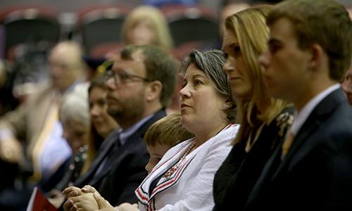 Members of the community attend inauguration ceremony