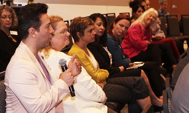 A man shares his opinions with a congregation