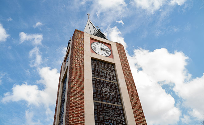 UIW clocktower