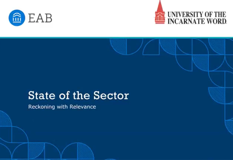 EAB's State of the Sector Presentation