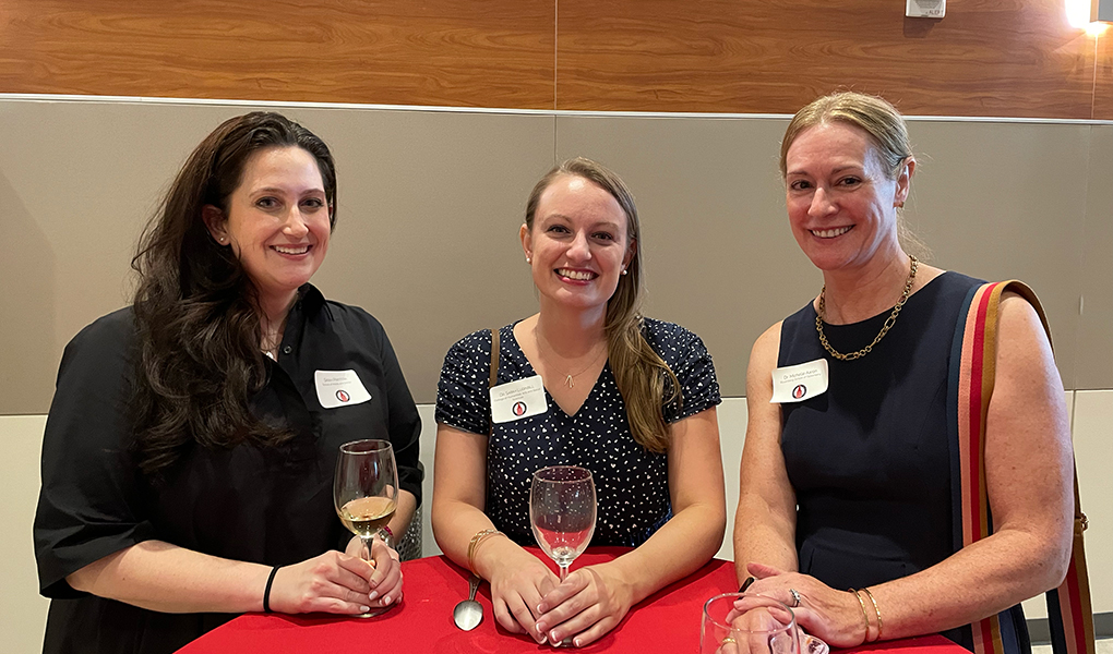 UIW faculty and leaders gathered for the President's Wine and Cheese with the Faculty 