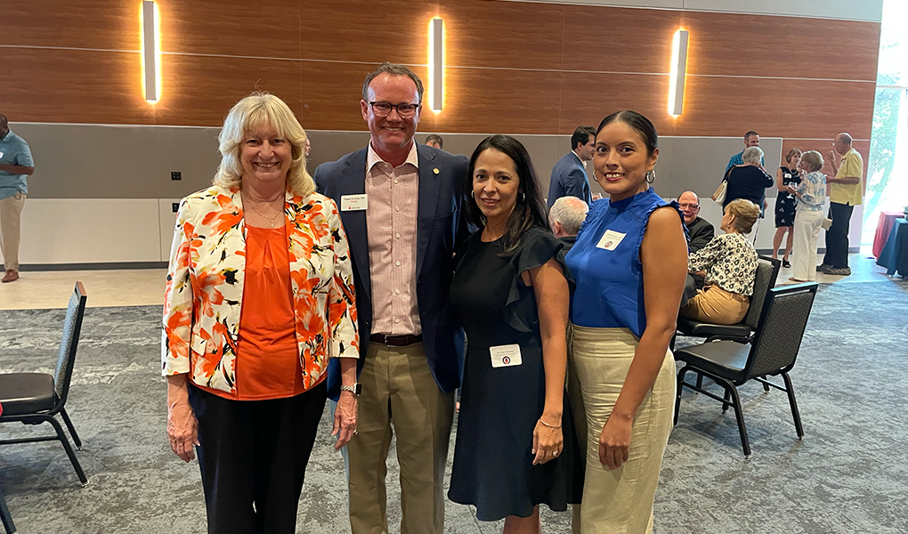 UIW faculty and leaders gathered for the President's Wine and Cheese with the Faculty 