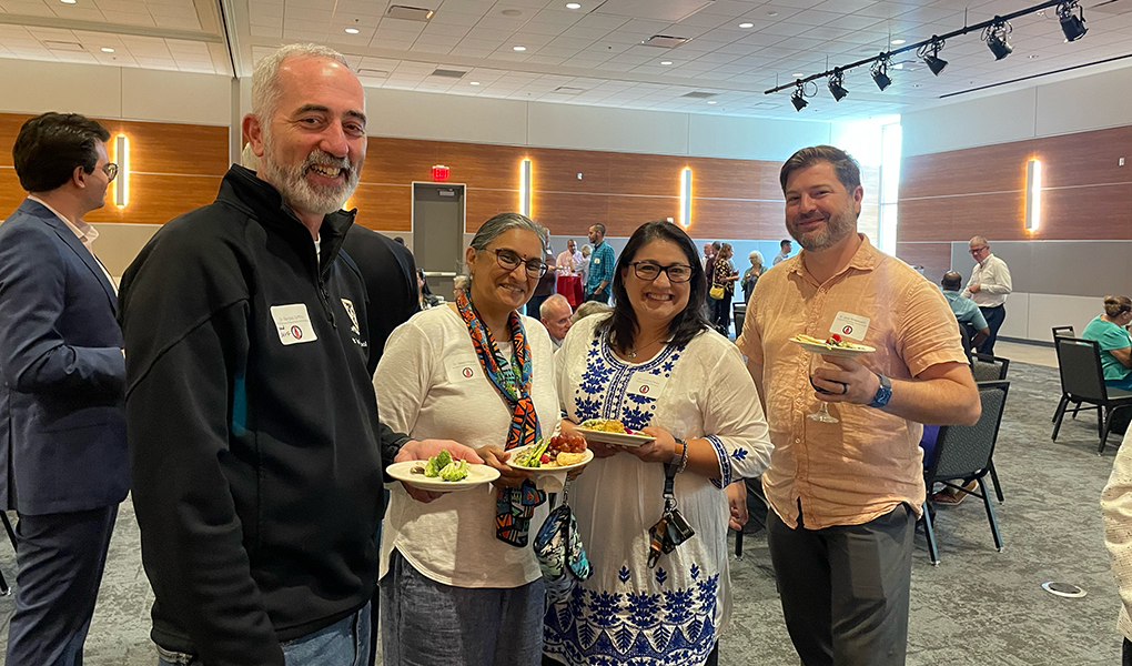 UIW faculty and leaders gathered for the President's Wine and Cheese with the Faculty 