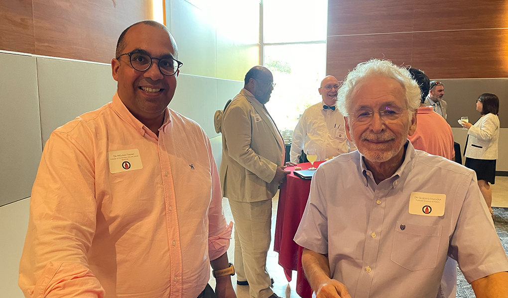 UIW faculty and leaders gathered for the President's Wine and Cheese with the Faculty 