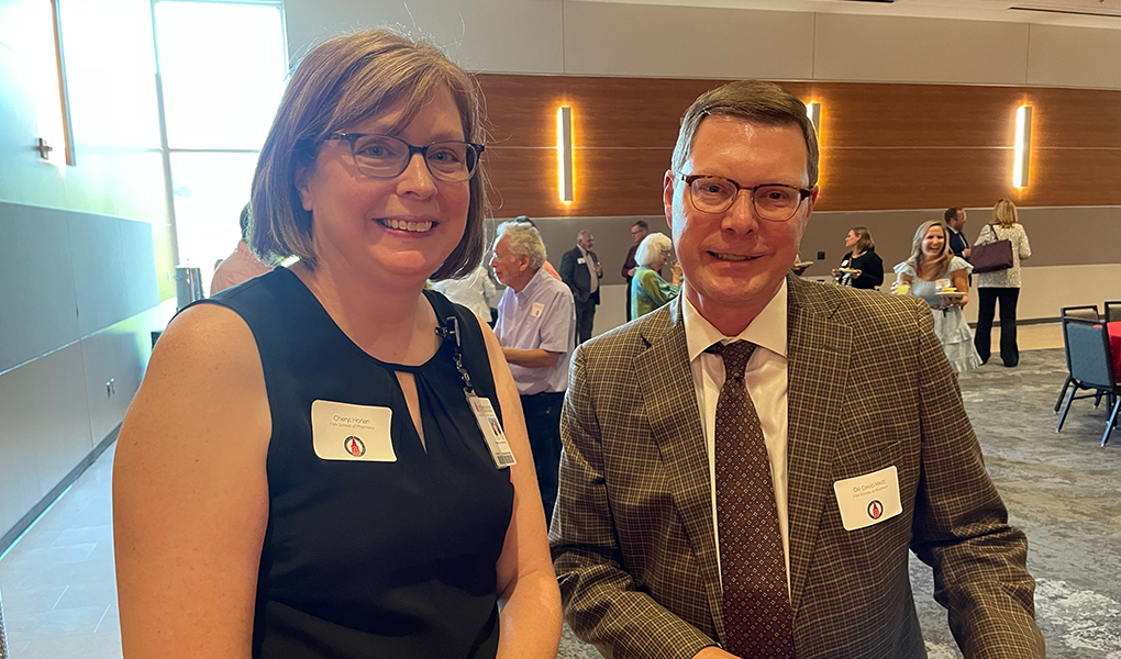 UIW faculty and leaders gathered for the President's Wine and Cheese with the Faculty 