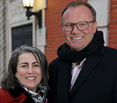 Dr. Thomas Evans UIW President and Mrs. Evans