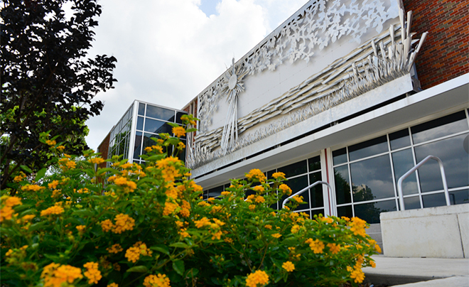 Mural at UIW Fine Arts Building