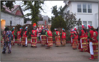 Matachines Dancers at St. Henry’s Church, December 12, 2009