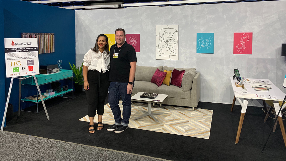 Interior Design student showcases their work at the San Antonio Home and Garden Show
