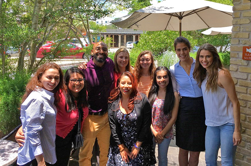 Students at the Welch Summer Research Program