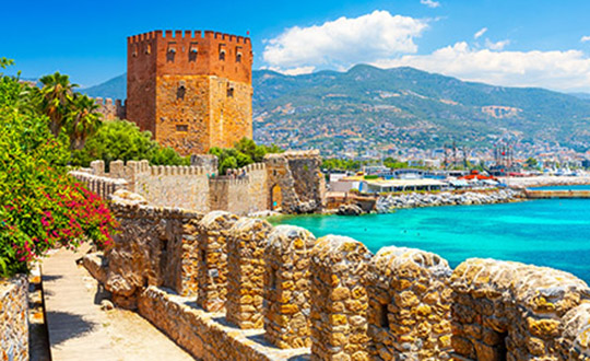 the coast of Turkey